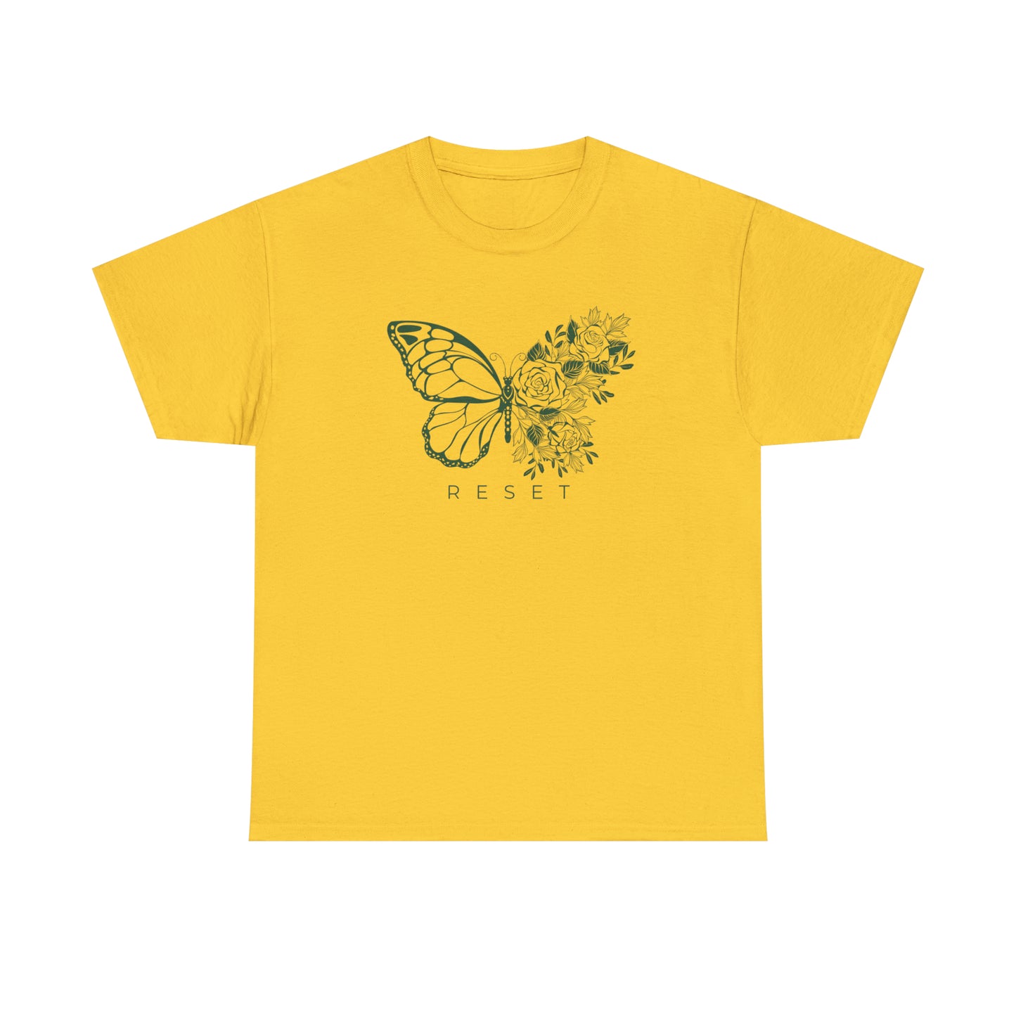 Yellow RESET Unisex Heavy Cotton Tee