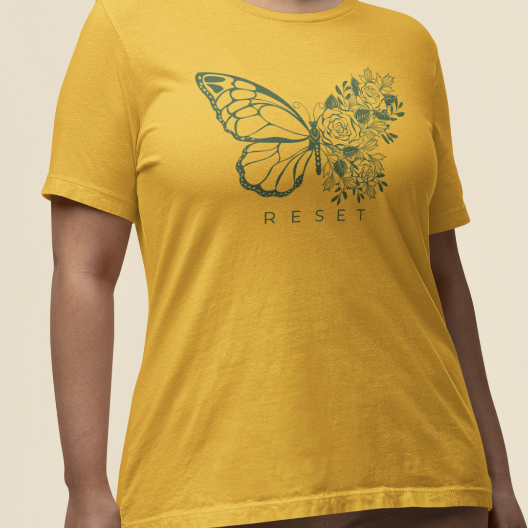 Yellow RESET Unisex Heavy Cotton Tee