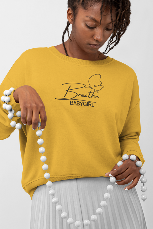 Breathe Baby Girl Heavy Blend™ Crewneck Sweatshirt